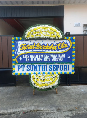 Papan Bunga Duka di SAMARINDA